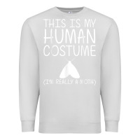 Dove Grey moth easy halloween human costume insect owlet diy gift t shirt Premium Sweatshirt - trangStudio