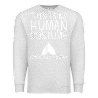 Oatmeal Heather moth easy halloween human costume insect owlet diy gift t shirt Premium Sweatshirt - trangStudio