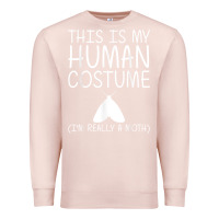 Pale Pink moth easy halloween human costume insect owlet diy gift t shirt Premium Sweatshirt - trangStudio