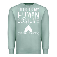 Seafoam moth easy halloween human costume insect owlet diy gift t shirt Premium Sweatshirt - trangStudio