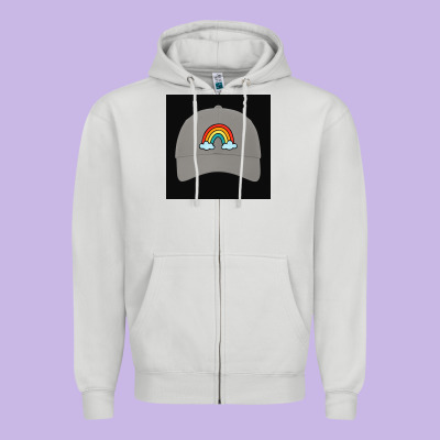 Capt America Zipper Hoodie Designed By Rosma