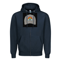Navy capt america Zipper Hoodie - Rosma