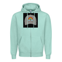 Seafoam capt america Zipper Hoodie - Rosma
