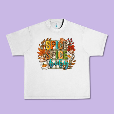 Spice Spice Baby Urban Heavy Tee Designed By Cowgirlartshop