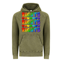 Vintage Olive Rights rights rights pride Vintage Hoodie - CowGirlArtShop