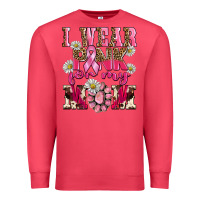 Cardinal i wear pink for my mom Premium Sweatshirt - BarkalooDesign