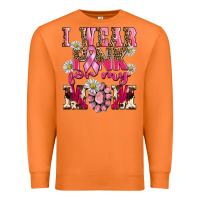 Carrot i wear pink for my mom Premium Sweatshirt - BarkalooDesign