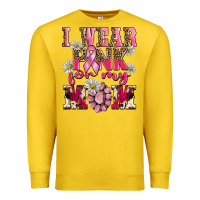 Lemon i wear pink for my mom Premium Sweatshirt - BarkalooDesign