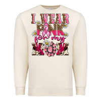 Sandshell i wear pink for my mom Premium Sweatshirt - BarkalooDesign