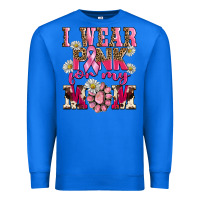 True Royal i wear pink for my mom Premium Sweatshirt - BarkalooDesign