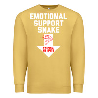 Antique Gold Mens Crude Humor Inappropriate Emotional Support Snake Halloween Premium Sweatshirt - trangStudio