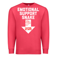 Cardinal Mens Crude Humor Inappropriate Emotional Support Snake Halloween Premium Sweatshirt - trangStudio