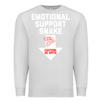 Dove Grey Mens Crude Humor Inappropriate Emotional Support Snake Halloween Premium Sweatshirt - trangStudio