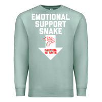 Seafoam Mens Crude Humor Inappropriate Emotional Support Snake Halloween Premium Sweatshirt - trangStudio