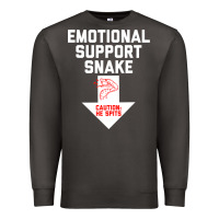 Smoke Mens Crude Humor Inappropriate Emotional Support Snake Halloween Premium Sweatshirt - trangStudio
