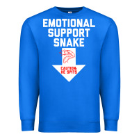 True Royal Mens Crude Humor Inappropriate Emotional Support Snake Halloween Premium Sweatshirt - trangStudio