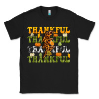 Black Thankful Thankful Thankful Classic Tee - NancyCooperArtShop