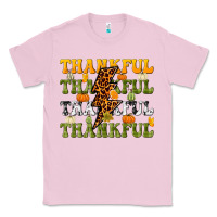 Bubblegum Pink Thankful Thankful Thankful Classic Tee - NancyCooperArtShop