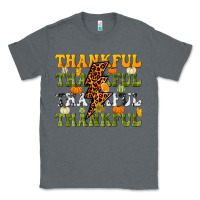 Charcoal Heather Thankful Thankful Thankful Classic Tee - NancyCooperArtShop