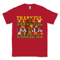 Red Thankful Thankful Thankful Classic Tee - NancyCooperArtShop