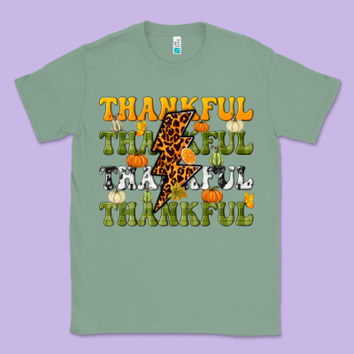Thankful Thankful Thankful Classic Tee Designed By Nancycooperartshop