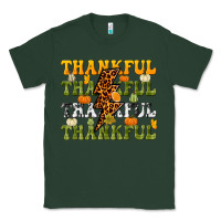 Sports Green Thankful Thankful Thankful Classic Tee - NancyCooperArtShop