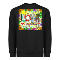 Black Love Summer Heavyweight Sweatshirt - CowhideDigitalArt