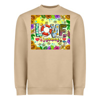 Mushroom Love Summer Heavyweight Sweatshirt - CowhideDigitalArt