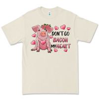 Bone Valentine's Day Don't Go Bacon My Heart Premium Tee - RanaPortraitStore