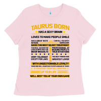 Bubblegum Pink TAURUS FACTS Ladies Tee - Bettercallsaul