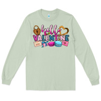 Matcha hello valentine Long Sleeve Tee - OliviaCreatesArt