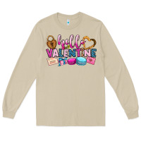 Mushroom hello valentine Long Sleeve Tee - OliviaCreatesArt