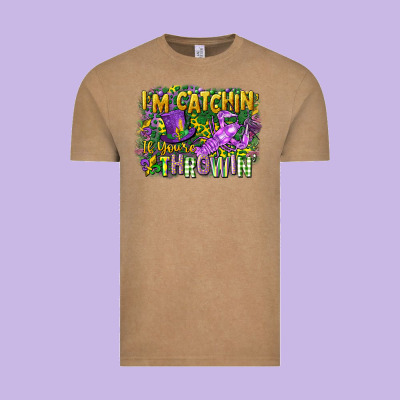 Im Catchin If Youre Throwin Vintage Tee Designed By Cowgirlartshop