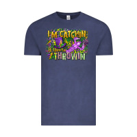 Vintage Denim im catchin if youre throwin Vintage Tee - CowGirlArtShop