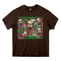 Chocolate Brown camel face Heavy Core Tee - BarkalooDesign