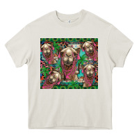 Cream camel face Heavy Core Tee - BarkalooDesign