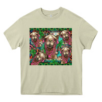 Mossy camel face Heavy Core Tee - BarkalooDesign