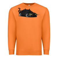 Carrot spooky halloween jdm s14 silvia 240sx black cat illustrated t shirt Premium Sweatshirt - trangStudio