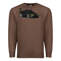 Chestnut spooky halloween jdm s14 silvia 240sx black cat illustrated t shirt Premium Sweatshirt - trangStudio