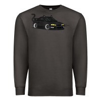 Smoke spooky halloween jdm s14 silvia 240sx black cat illustrated t shirt Premium Sweatshirt - trangStudio