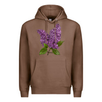 Chestnut Purple Lilac Flower Premium Hoodie - LillyAllenDesigns