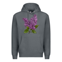 Rock Purple Lilac Flower Premium Hoodie - LillyAllenDesigns
