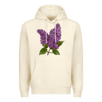 Sandshell Purple Lilac Flower Premium Hoodie - LillyAllenDesigns