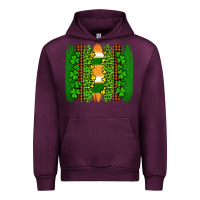 Mauve Wine st patricks  brushstrokes Urban Hoodie - AdoDesignShop