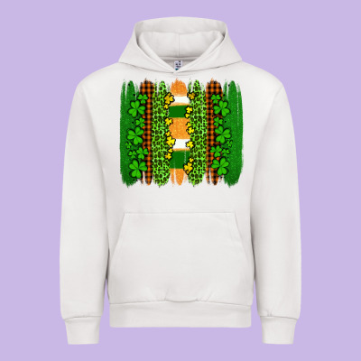 St Patricks  Brushstrokes Urban Hoodie Designed By Adodesignshop