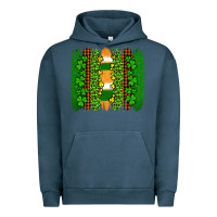 Pigment Midnight Navy st patricks  brushstrokes Urban Hoodie - AdoDesignShop