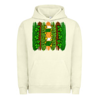 Pigment Pistachio st patricks  brushstrokes Urban Hoodie - AdoDesignShop