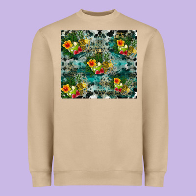 Summer Fruits Heavyweight Sweatshirt Designed By Cowhidedigitalart