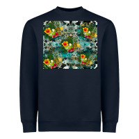Navy summer fruits Heavyweight Sweatshirt - CowhideDigitalArt
