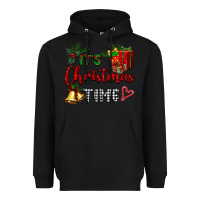 Black it's Christmas time Heavyweight Hoodie - BarkalooDesign
